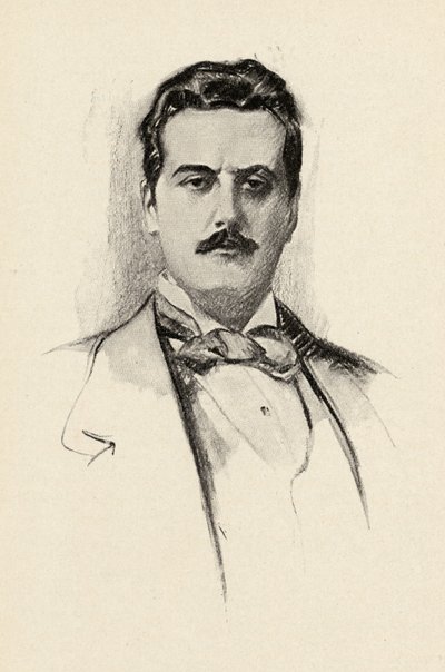 Giacomo Puccini (1858-1924) ilustración de 